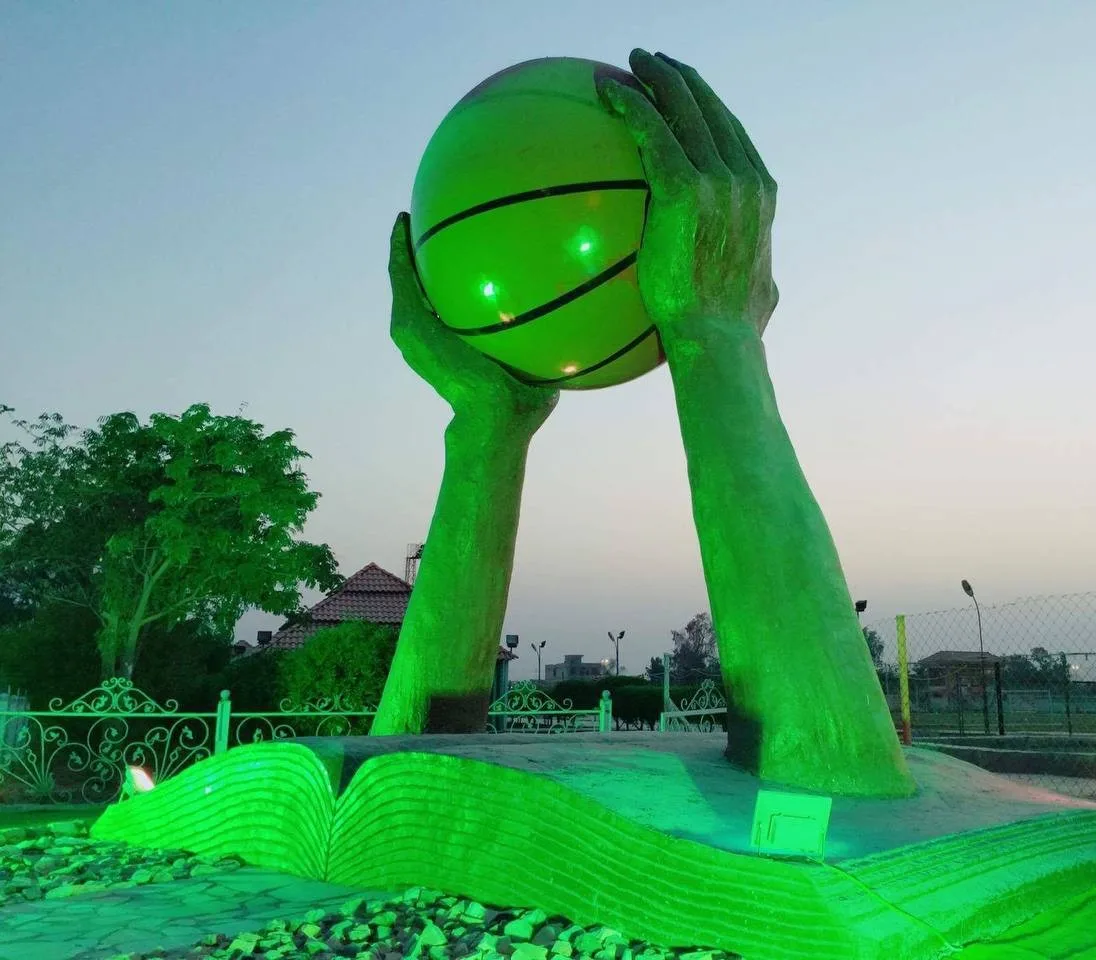 Basketball Kinetic Sculpture